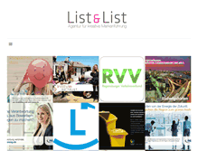 Tablet Screenshot of listundlist.de